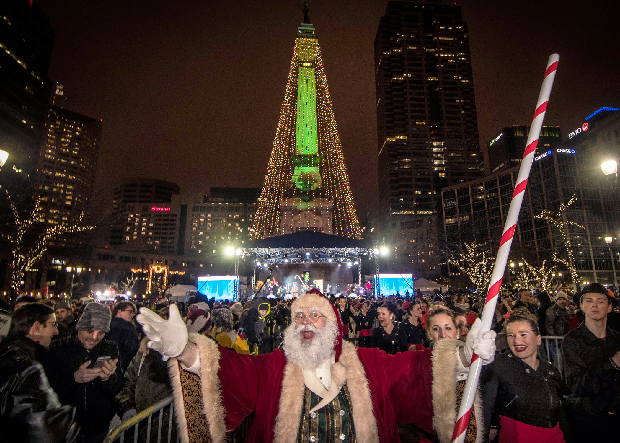 Avolites Kindles the Christmas Spirit at Indy’s Circle of Lights